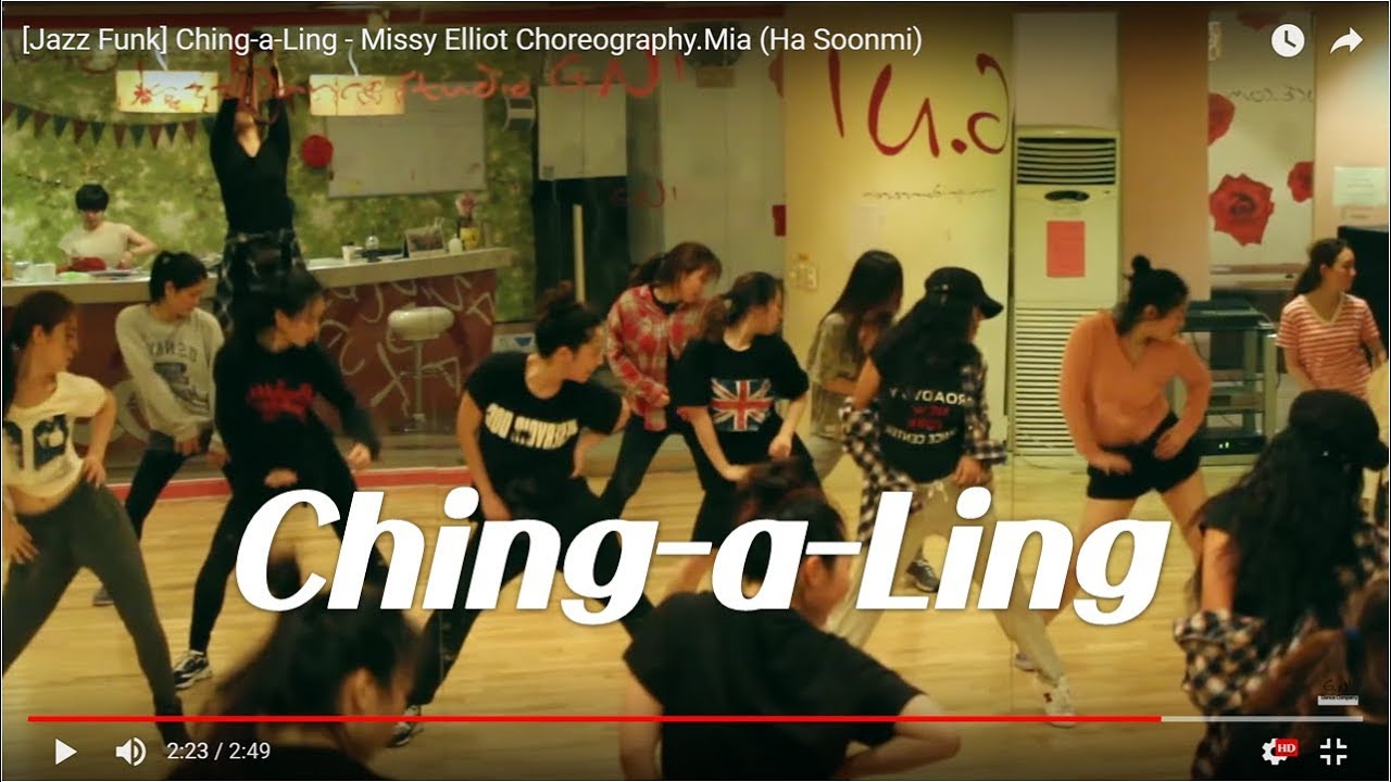 [Jazz Funk] Ching-a-Ling - Missy Elliot Choreography.Mia (Ha Soonmi)