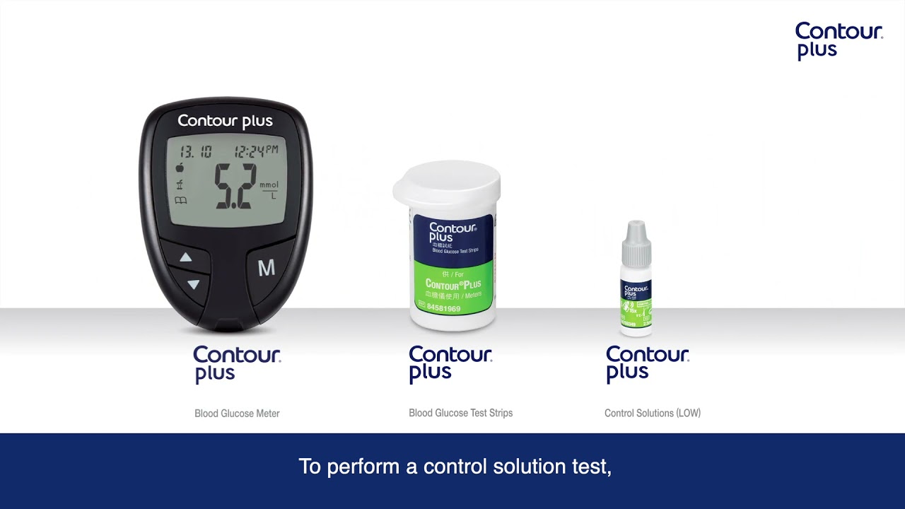 contour plus control solution testing