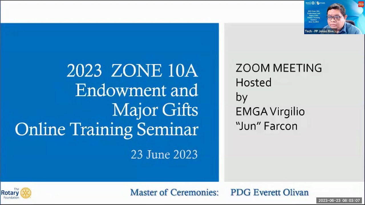 2023-01 Zone 10A EMG OTS Opening Ceremonies
