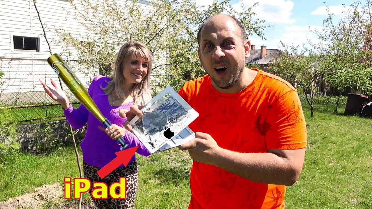 Лена РАЗБИЛА ДОРОГОЙ iPad и ПОДСТАВИЛА Толика...