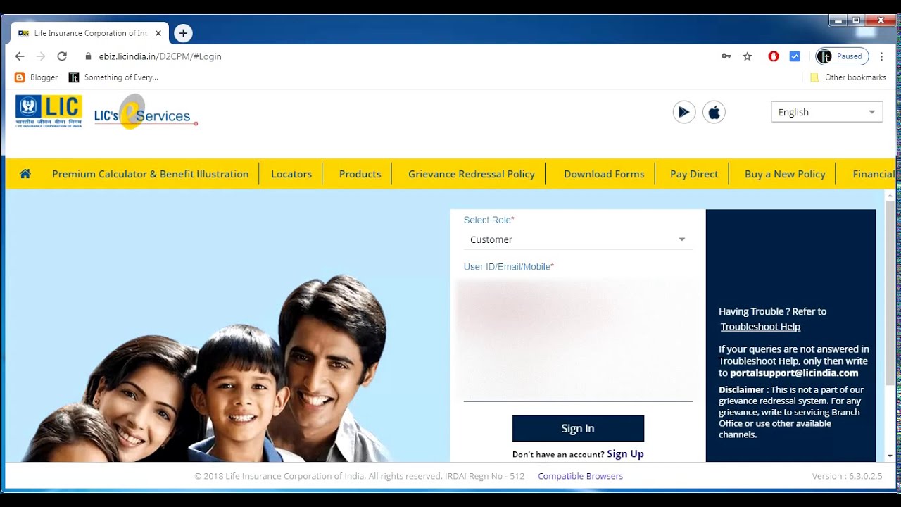 How to download premium paid statement of LIC.
