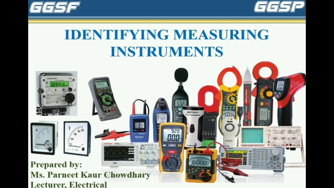 Identifying the Electrical Measuring Instruments