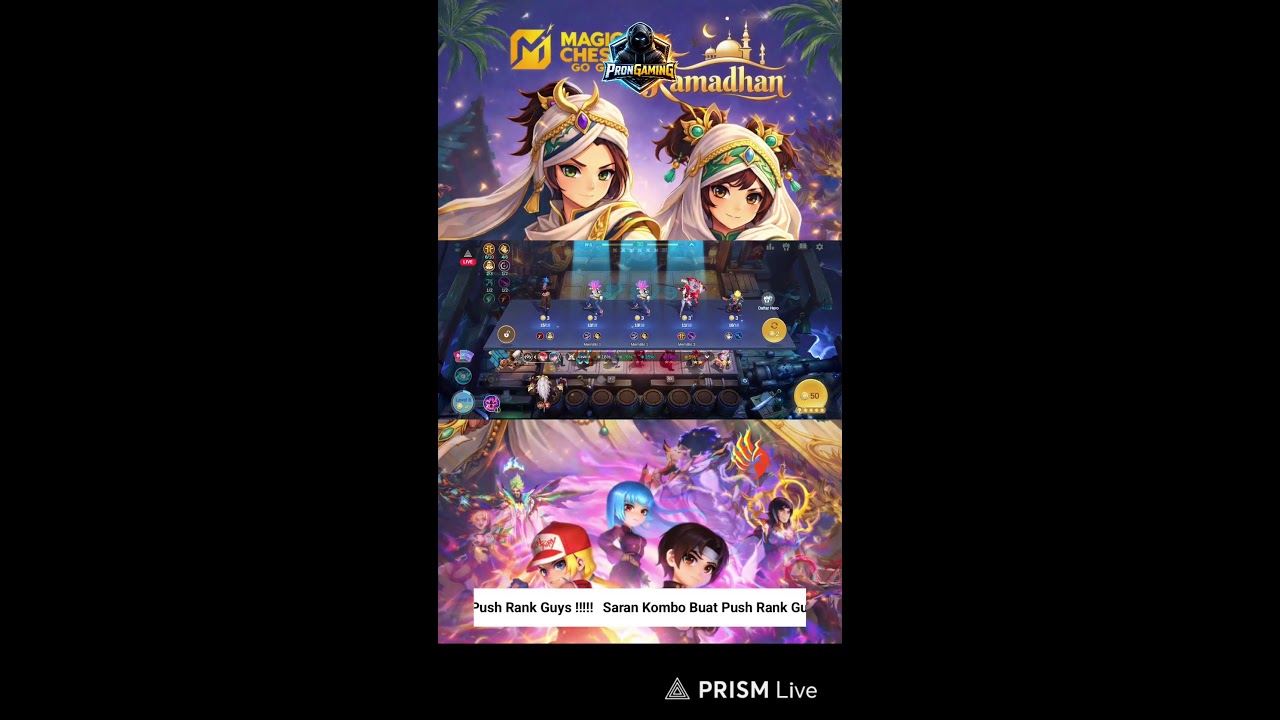 PUSH RANKED MAGIC CHESS GO GO RAMADHAN KAREEM #MCGG #mobilelegend #magicchessgogo