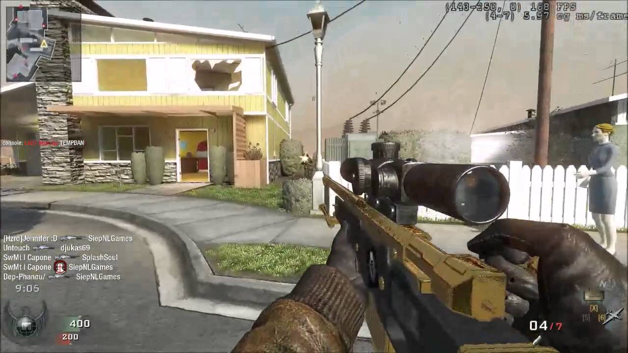 Call Of Duty Black Ops PC: Sniper Free For All 30-0 - SwMt | Capone