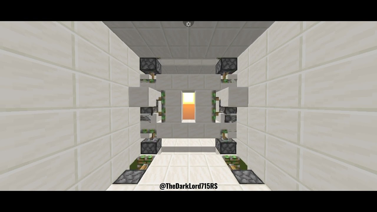 [HI-QUALITY REDSTONE] Fast af 6x6 piston door but entityless