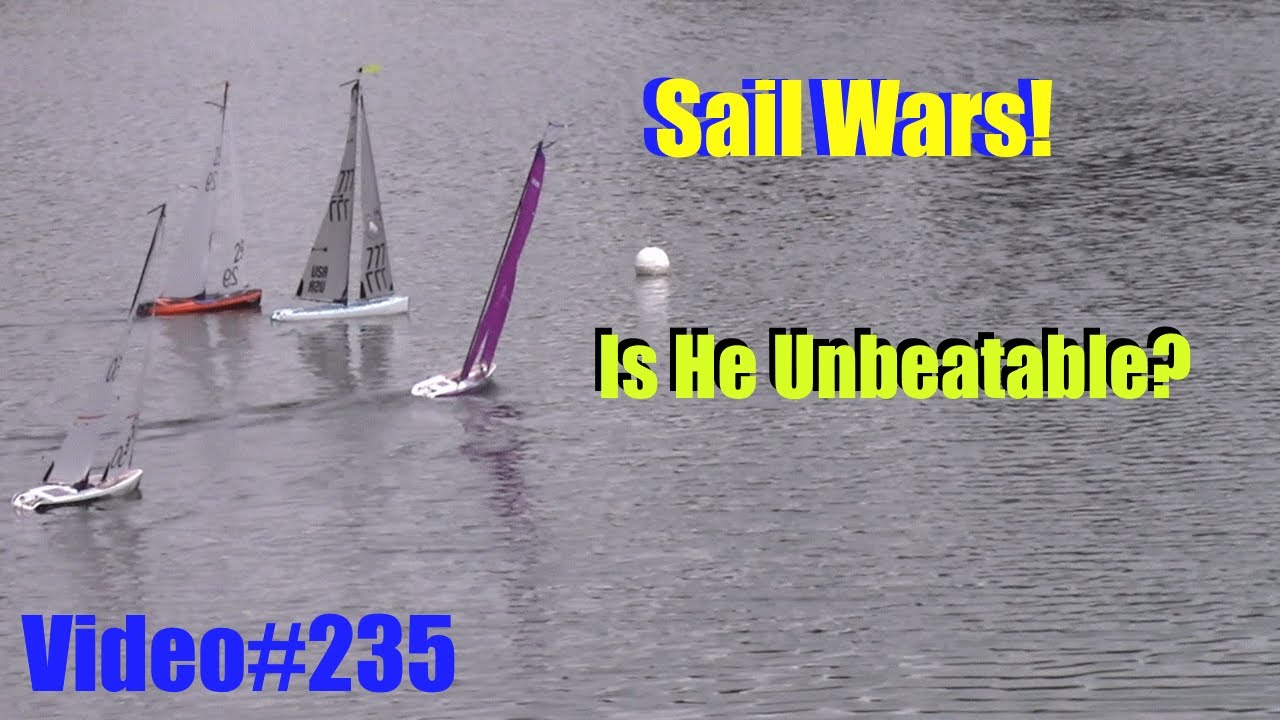 Sail Wars! RC Sailboat Racing, Video#235, Oviedo, Florida, DF65 Racing, 16 July 2023 Race 4