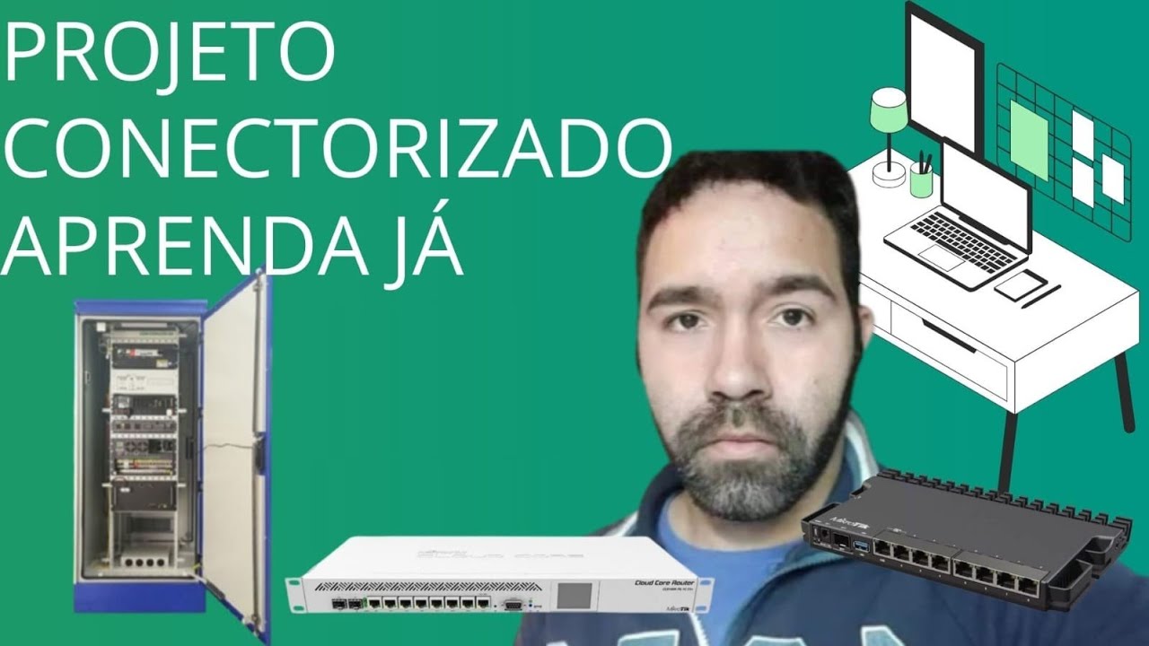 Mini provedor projeto fibra óptica conectorizado
