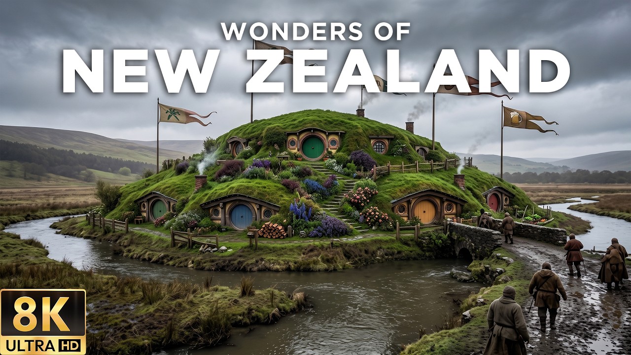New Zealand 8K | A Land Beyond Imagination &ndash; Snow-capped Peaks, Emerald Lakes & Epic Fjords