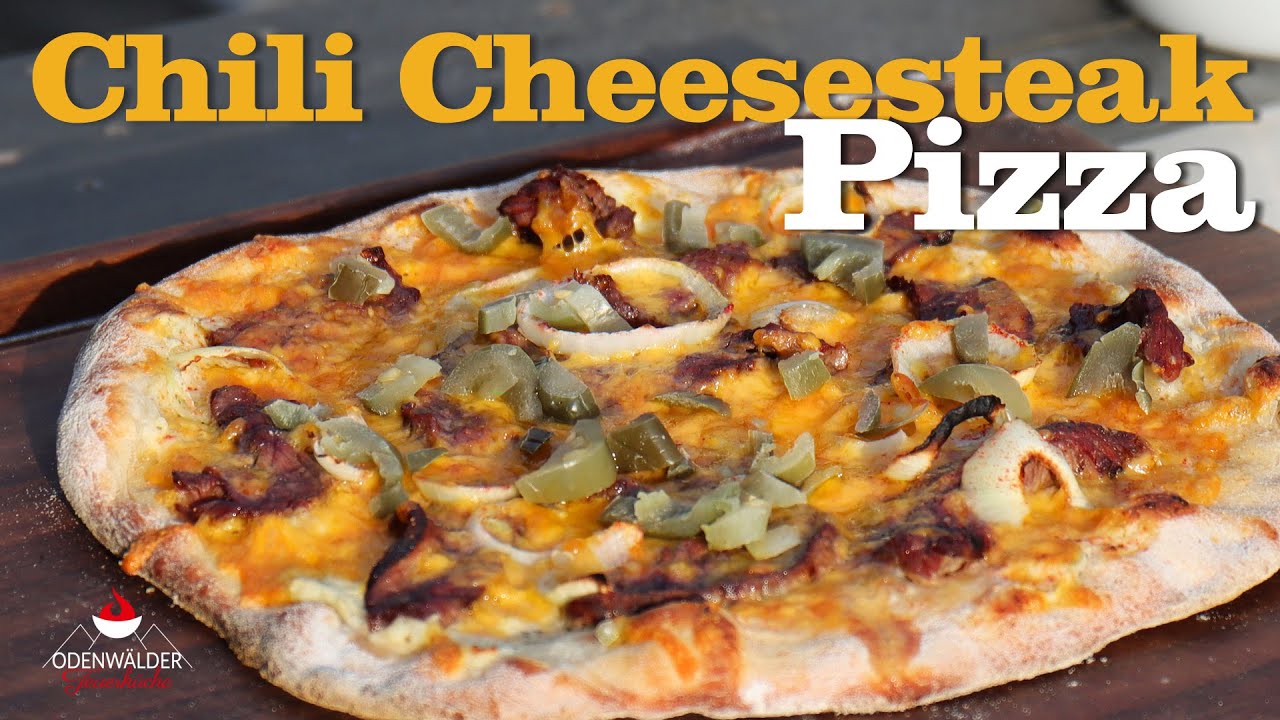 Die Pizza wird Dich begeistern - Chili Cheesesteak Pizza