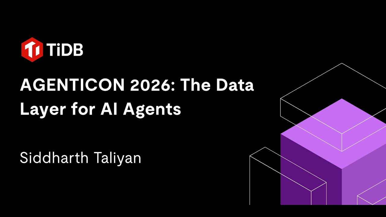 AGENTICON 2026: уровень данных для агентов ИИ | Сиддхарт Талиян