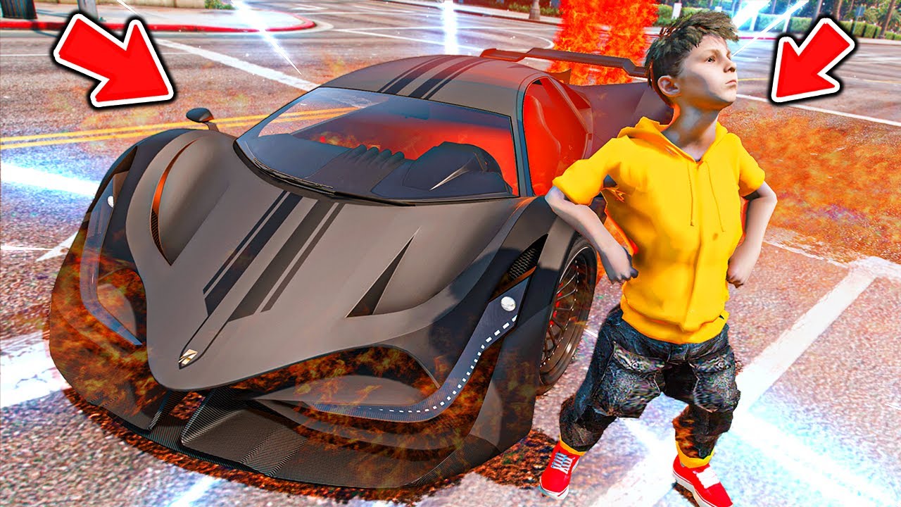 GTA V #125 ( الولد المشاغب ) سيارة الشبح الاسود الناريه