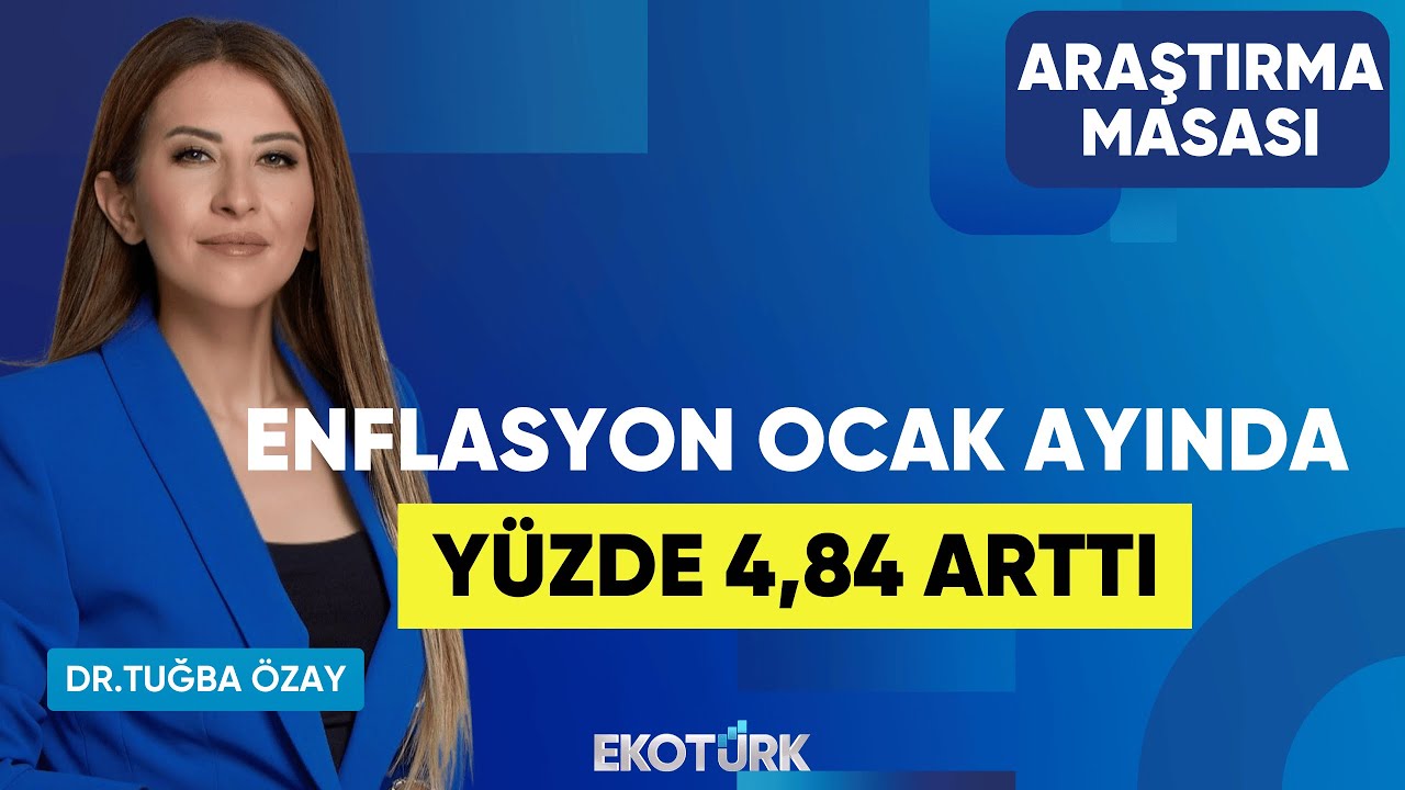 Enflasyon Ocak Ayında Yüzde 4,84 Arttı | Doç. Dr. Derya Hekim | Dr. Tuğba Özay | Araştırma Masası