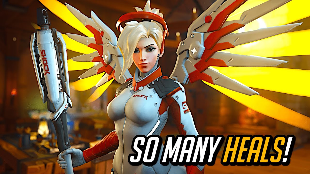 Clutch 23k Mercy Heals 🌟 Top 500 Mercy Gameplay - Overwatch 2