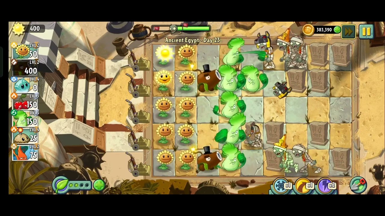 PVZ 2 Ancient Egypt Day 23