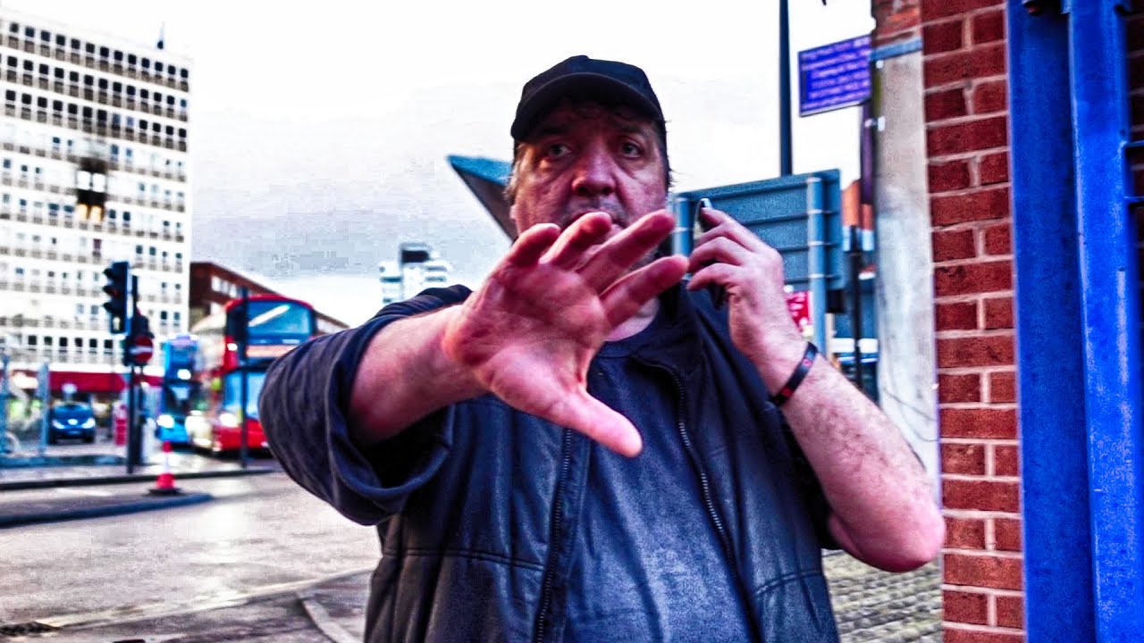 MAN GOES CRAZY OVER CAMERA!!!! - Mansfield House Police Station + Protest