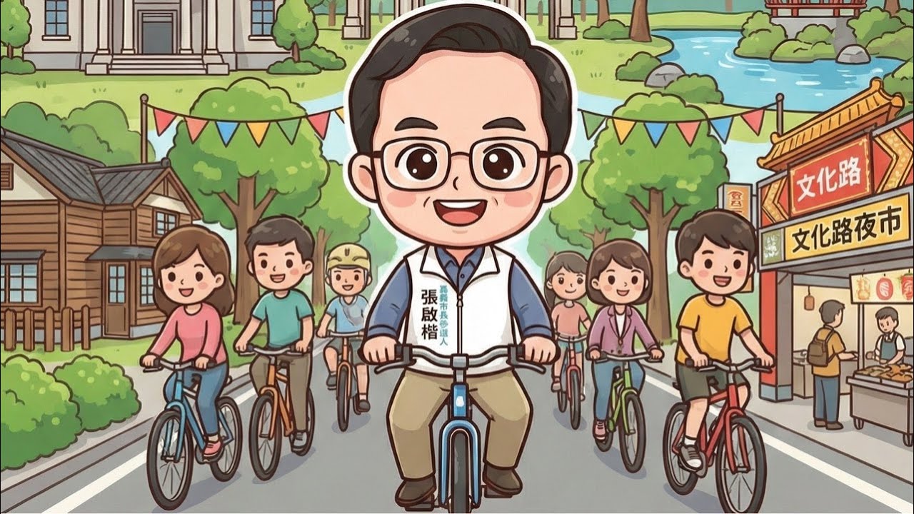 一起用雙輪慢旅認識嘉義早上場