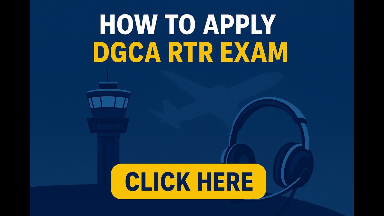 How to apply DGCA RTR PART (1) Exam how to apply for new RTR exam How to apply RTR pariksha portal