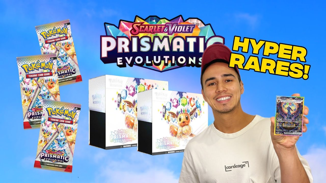 INSANE PULLS! 2 Hyper Rare Pokemon Cards from Prismatic Evolutions ETB! 1/900 Chance 🔥