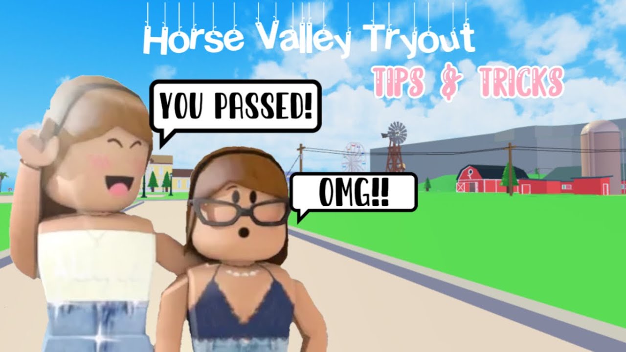 How to host tryouts! *✨Tips & Tricks✨* || Horse Valley Episode 2