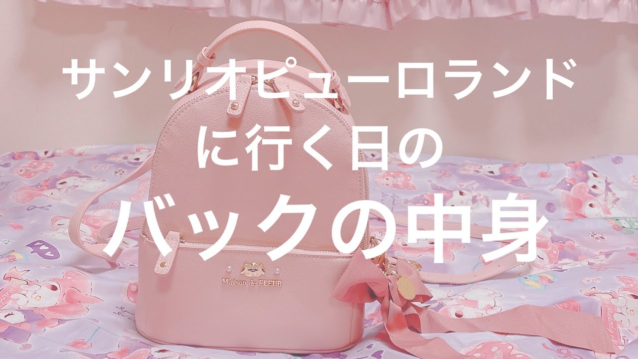 ピューロ行く日のバックの中身