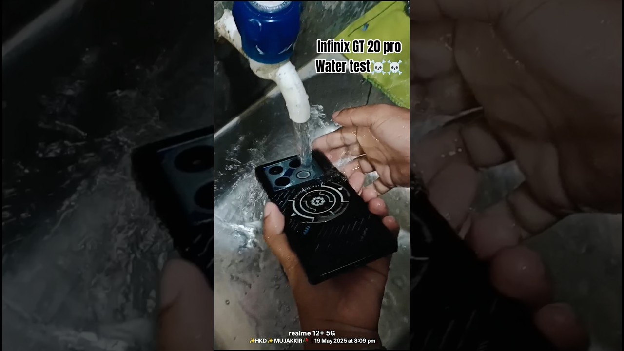 infinix GT 20 pro water test☠️☠️#shortsvideo