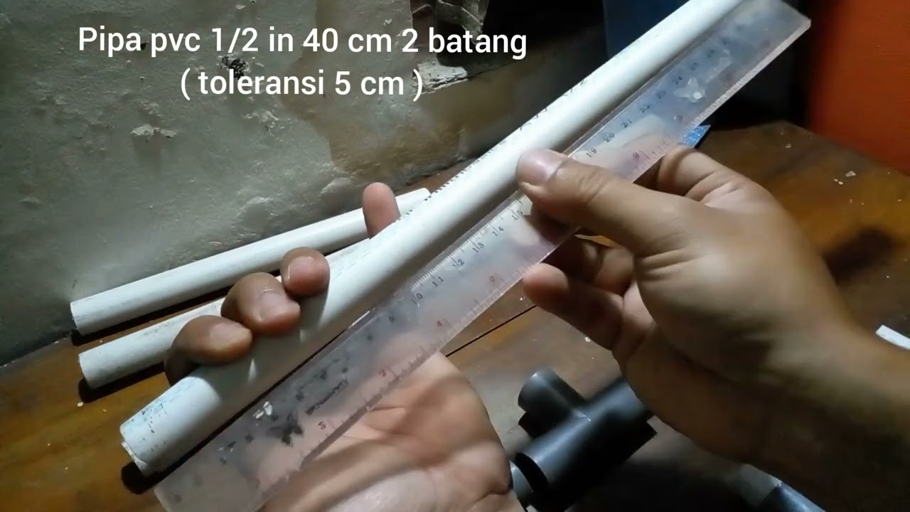 membuat standar paddock sepeda dengan pipa pvc 1/2 in