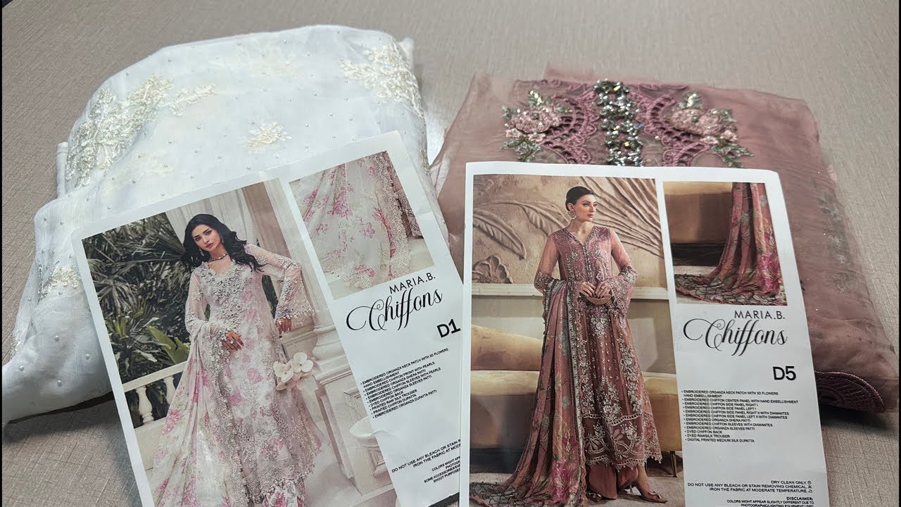 MARIA B CHIFFON D1 & D5🥰| 03157534962 | 12.12 SALE LIVE🔥| Designer Replica💯| Best Sellers🥳