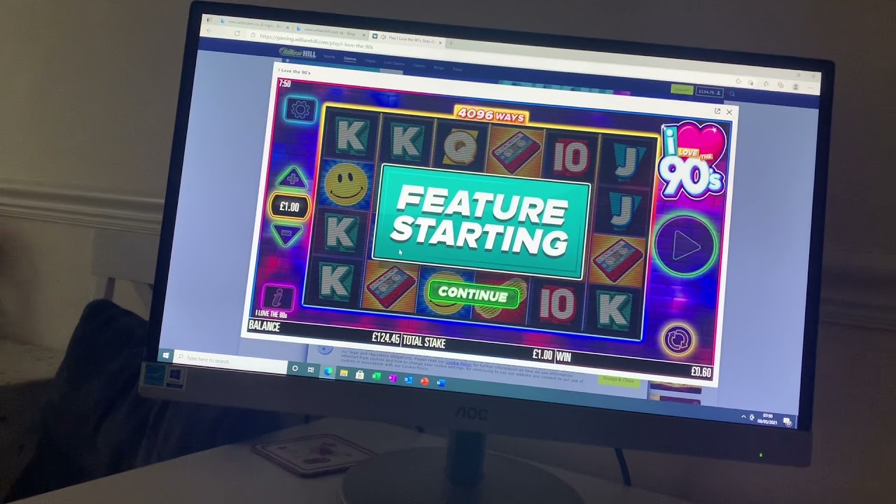 I love the 90s , slot , freespin feature