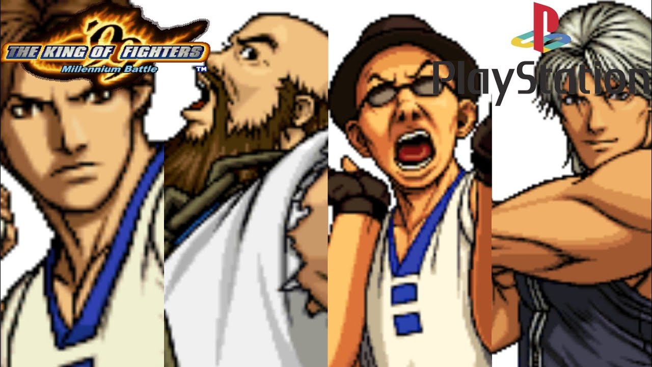 The King of Fighters 99 (PS1) Team Korea playthrough