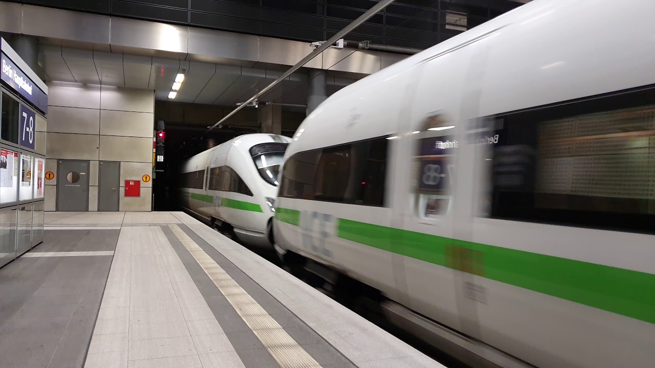 🇩🇪ICE-T BR411 + ICE-T BR411 als zug ICE 844/854 Wien/M&uuml;nchen-Berlin