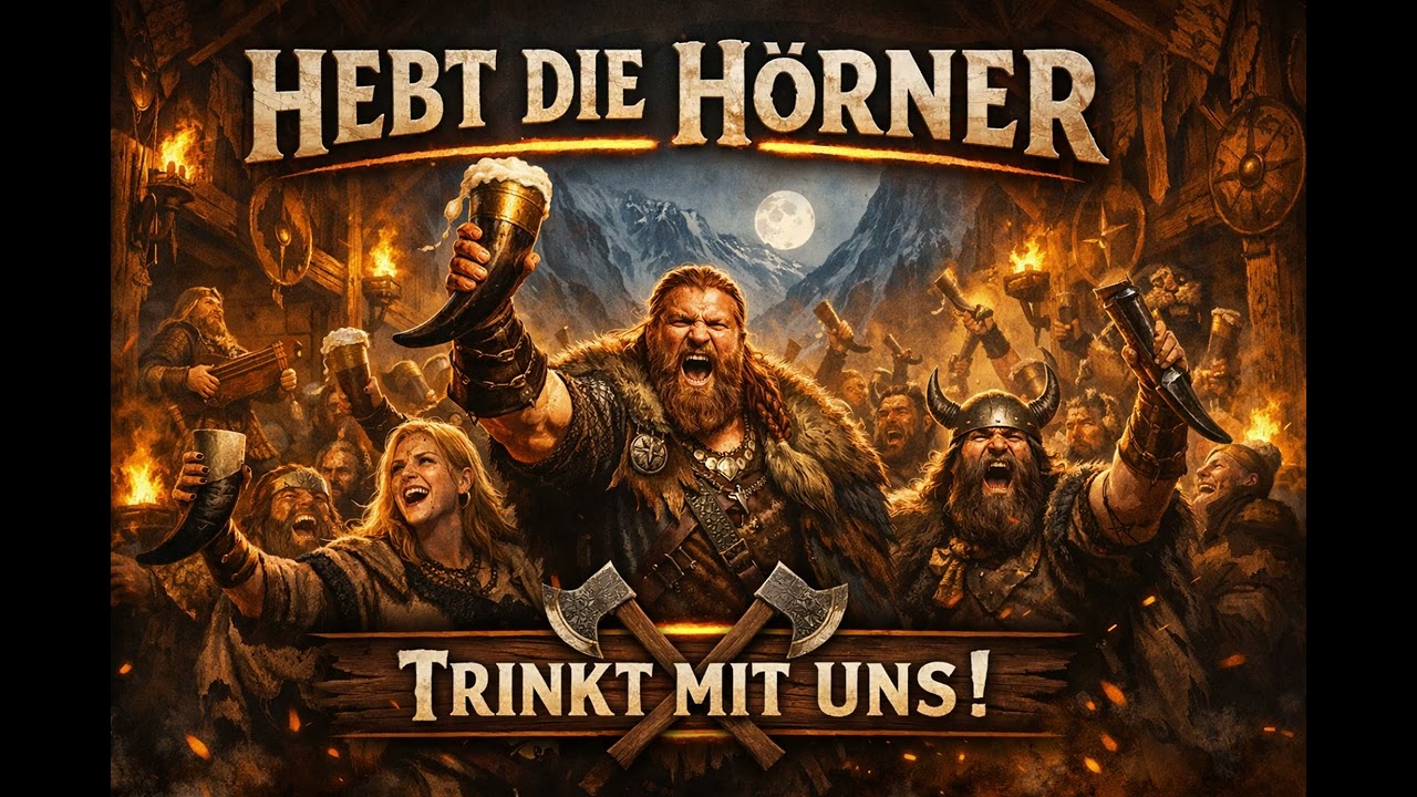 HEBT DIE HÖRNER 🍻 | Nordisches Folk Metal Trinklied (Viking Drinking Song)