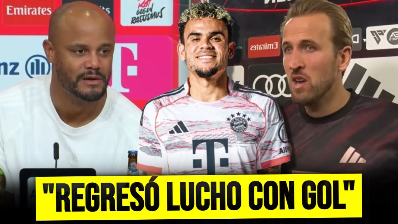 🔥Reacciones en Alemania al partido de Luis D&iacute;az | Esto dijo Kompany