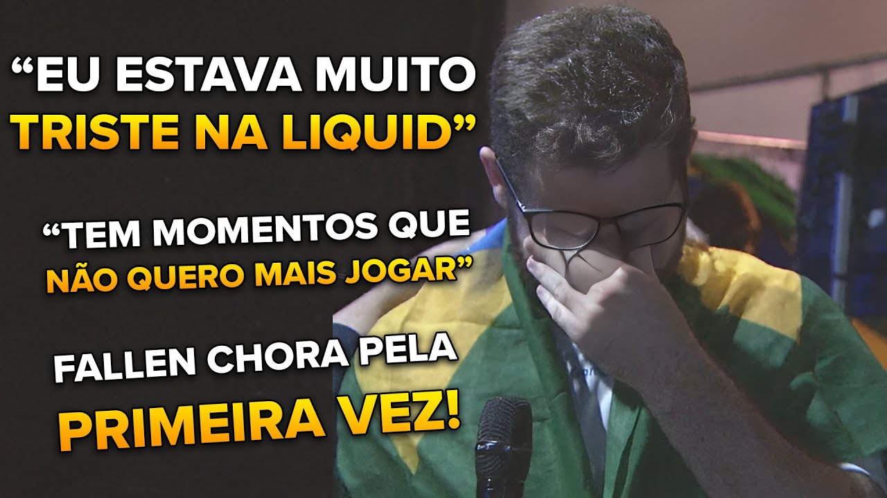 FALLEN FICA AOS PRANTOS NO SEU DISCURSO AO JOGAR SUA ÚLTIMA PARTIDA DO MAJOR RIO | CORTES DO GAULES