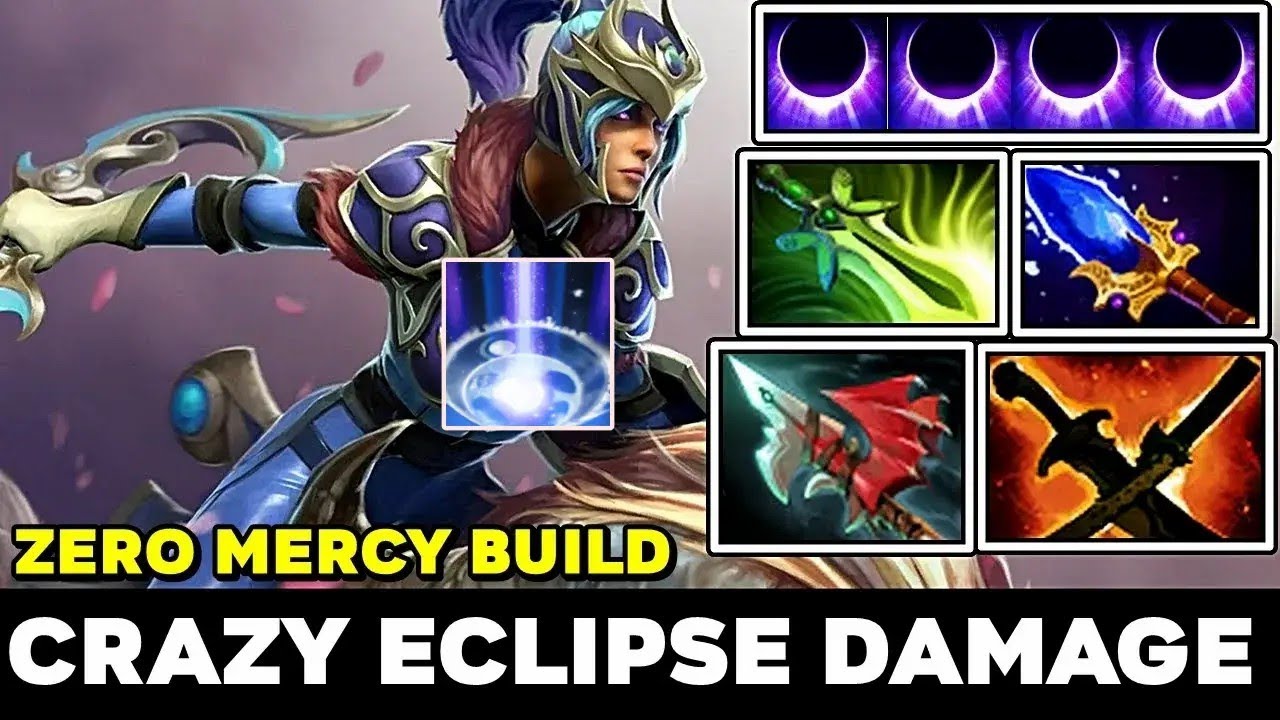 INTENSE LATE GAME QUEEN [ Luna ] CRAZY Eclipse Damage - Zero Mercy Build - Gameplay