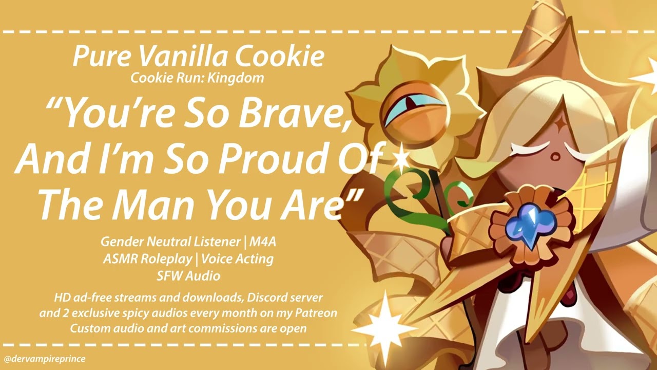 ASMR | Cookie Run - Comfort For Trans Men From Pure Vanilla [M4TM] [Gender affirmations]