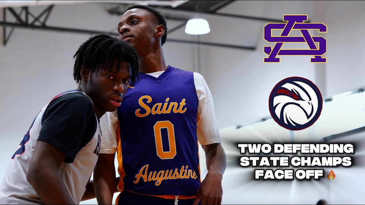 Two Defending State Champs Face Off in Preseason Action 🏀🔥 || St. Augustine vs. Hannan