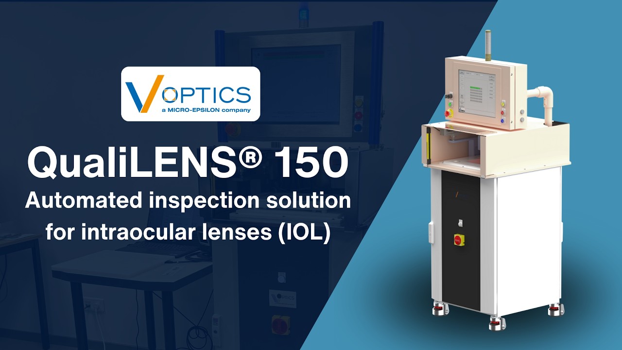 QualiLENS®150 : Automated cosmetic inspection solution for intraocular lenses (IOL)
