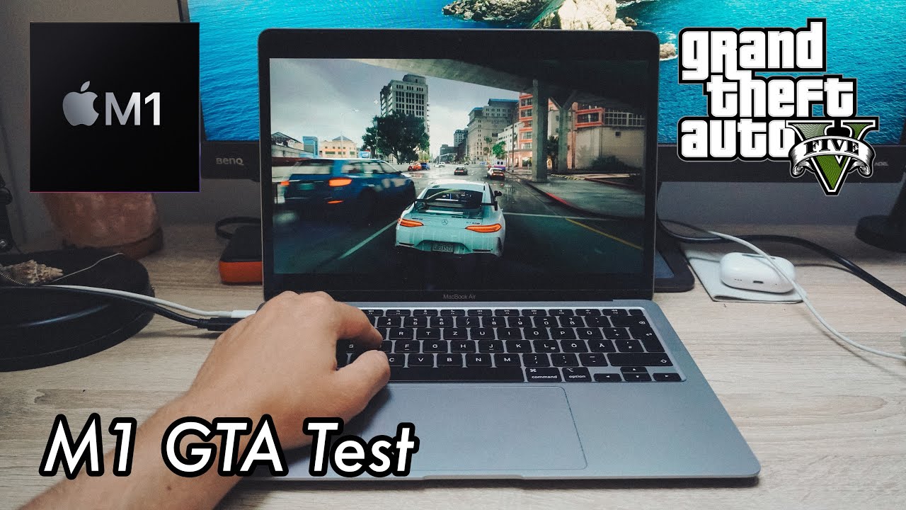 GTA 5 - M1 MacBook Air Test - 2024