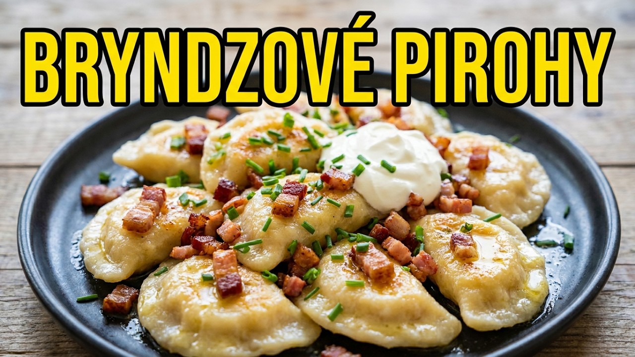 Bryndzové PIROHY s cibuľkou a slaninou (titulky) 🥟 Videorecept | Dobré Recepty od Agi
