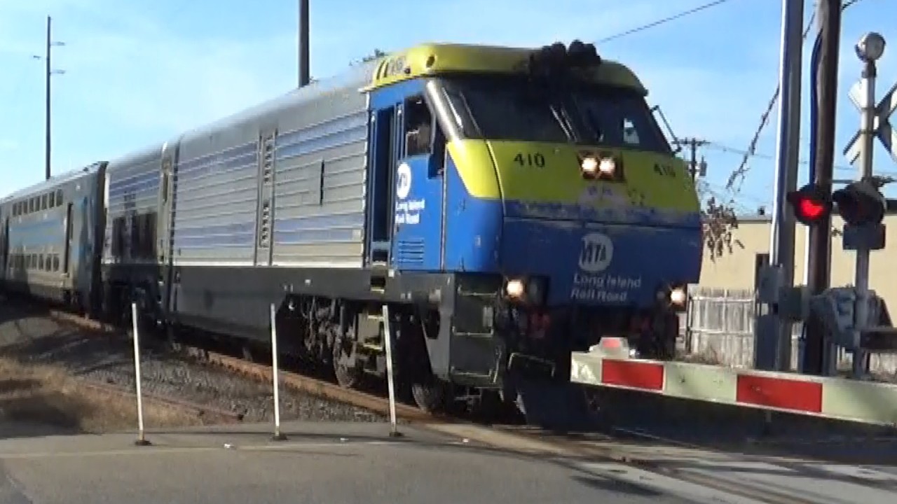 All 6 Long Island Railroad Locomotives with Bleeder Valve Horns Compilation