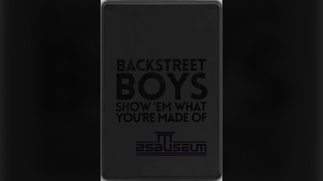 Backstreet Boys - Show'em What You're Made Of Japan Limited Deluxe DVD Box Unboxing Introduction