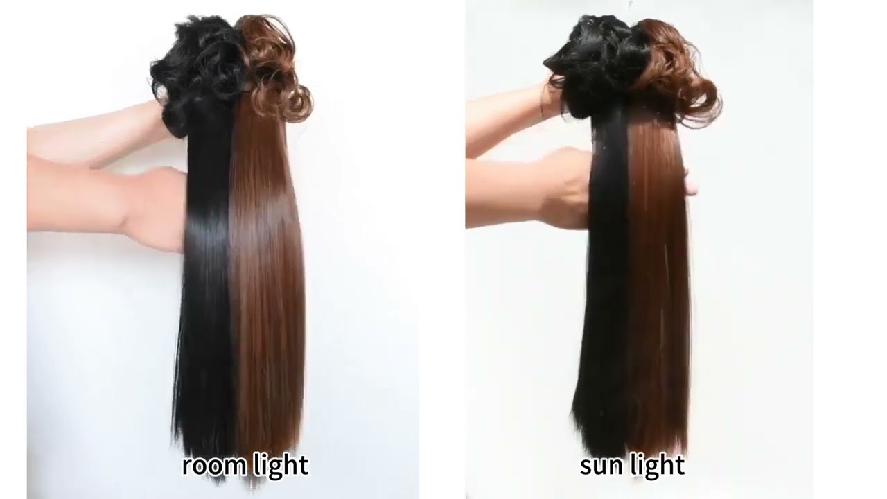 New Chinese Ponytail Indoor Outdoor Colour Comparison