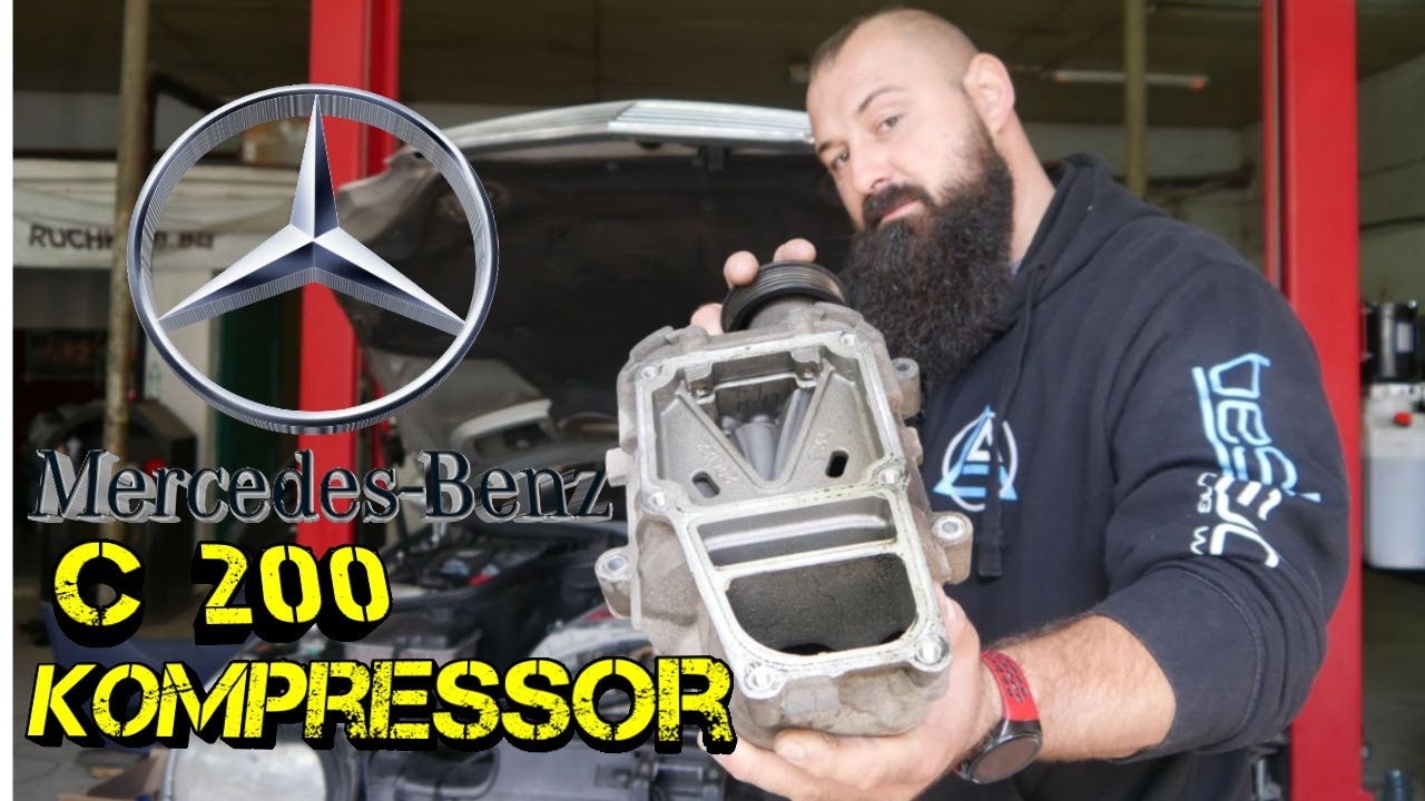 Как Се Сменя МАСЛОТО На Компресора при MERCEDES C200 !? | Ръчкам