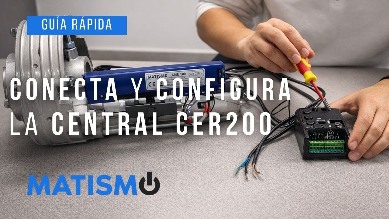 Central CER200 I Conexiones y configuración I Guía rápida