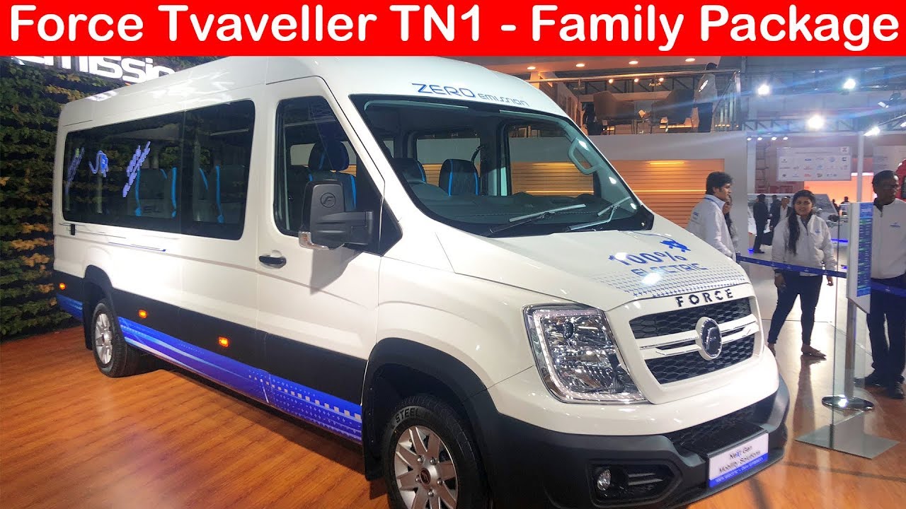 2020 Force Motors Traveller T1N Electric van 18+D Seater l Walkaround Review l Aayush ssm