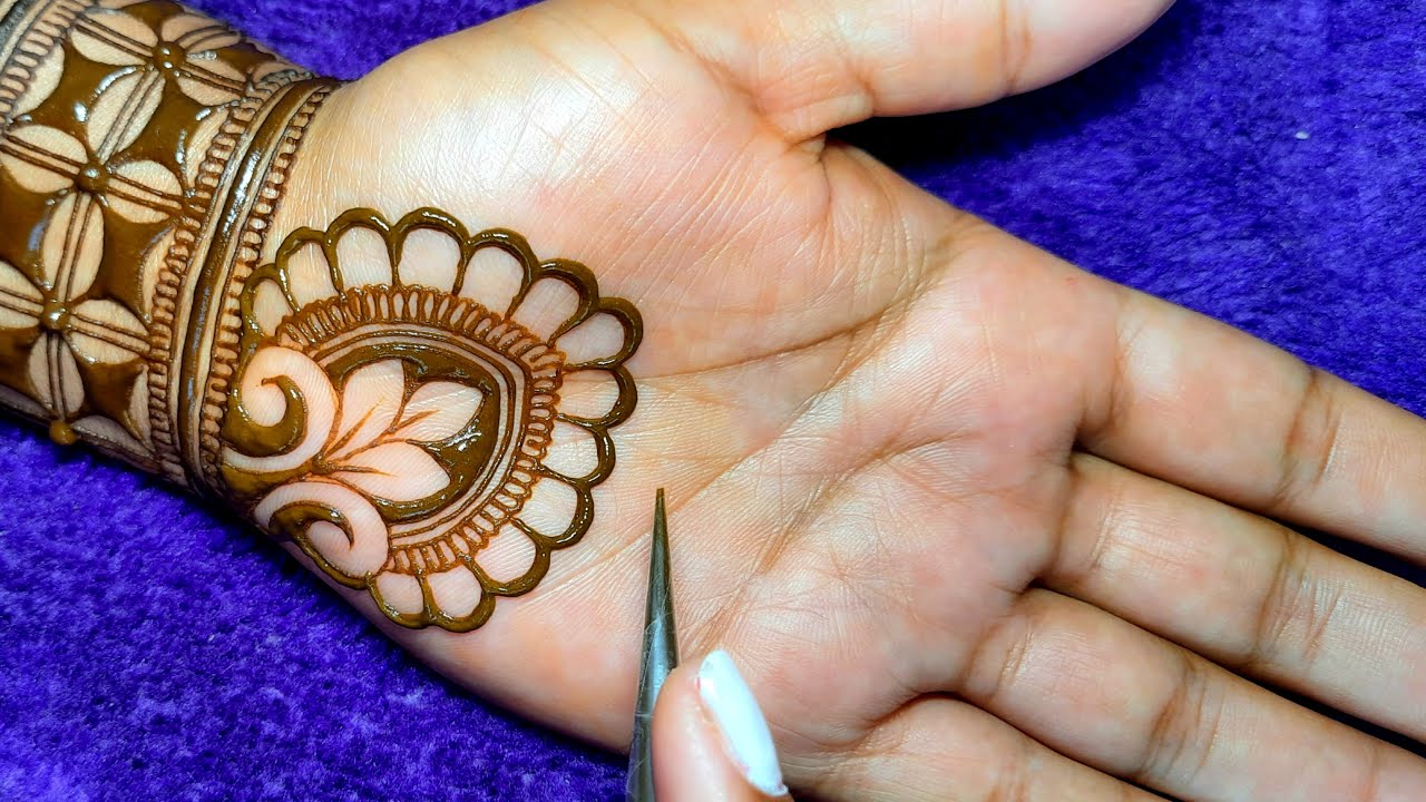 Beautiful Full hand mehndi design|simple mehndi design|flower mehandi design|mehendi