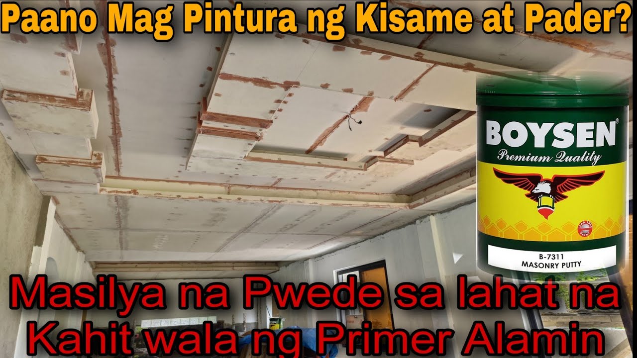 Masilya na Pang Kisame at Pader na kahit wala ng Primer Bago mo Gamitin