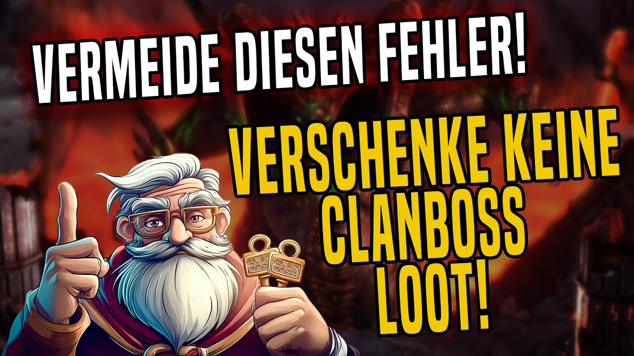 RAID Shadow Legends: Vermeide diesen Fehler - So verschenkst du keinen Clanboss-Loot mehr!