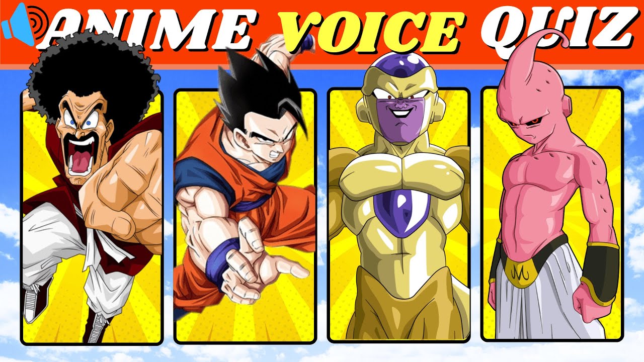 ТЕСТ ПО ГОЛОСАМ DBZ 🔊 Сможете ли вы угадать голоса из Dragon Ball Z? 🗣️