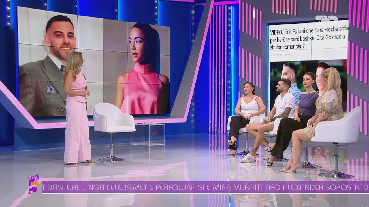Sara Hoxha & Erik Fullani n&euml; nj&euml; lidhje dashurie? &ldquo;Pas intervist&euml;s s&euml; Ledrit&hellip;&rdquo; - Ftes&euml; n&euml; 5